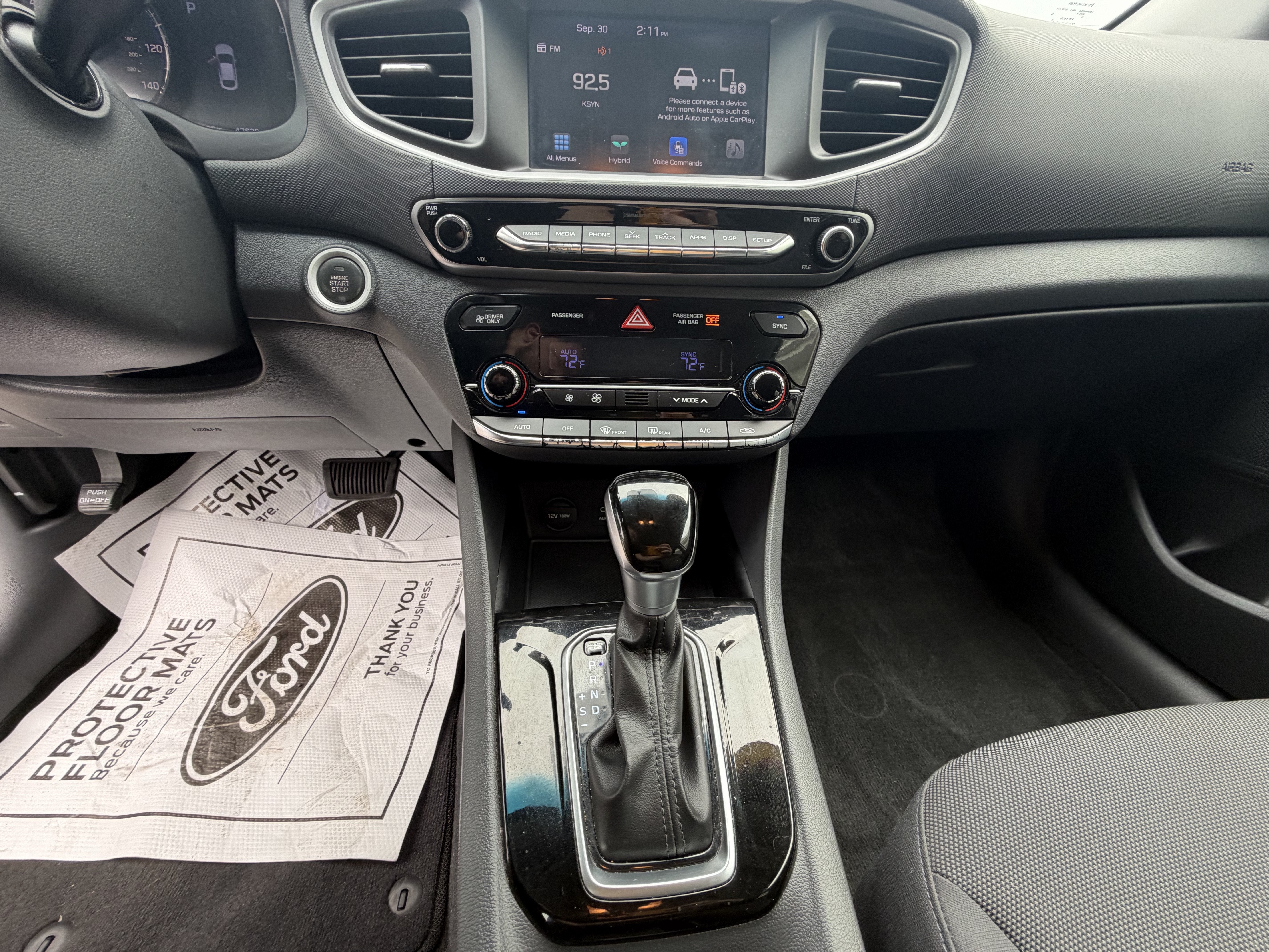 2018 Hyundai Ioniq Hybrid Blue
