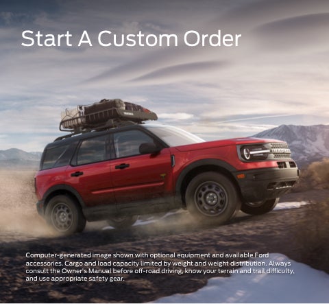 Start a custom order | Mike Carpino Ford Parsons in Parsons KS