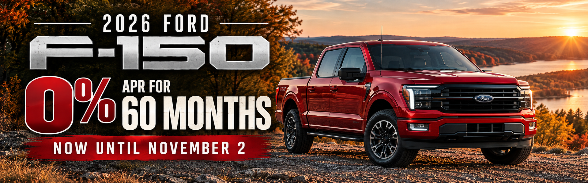 0% APR on 2026 F150